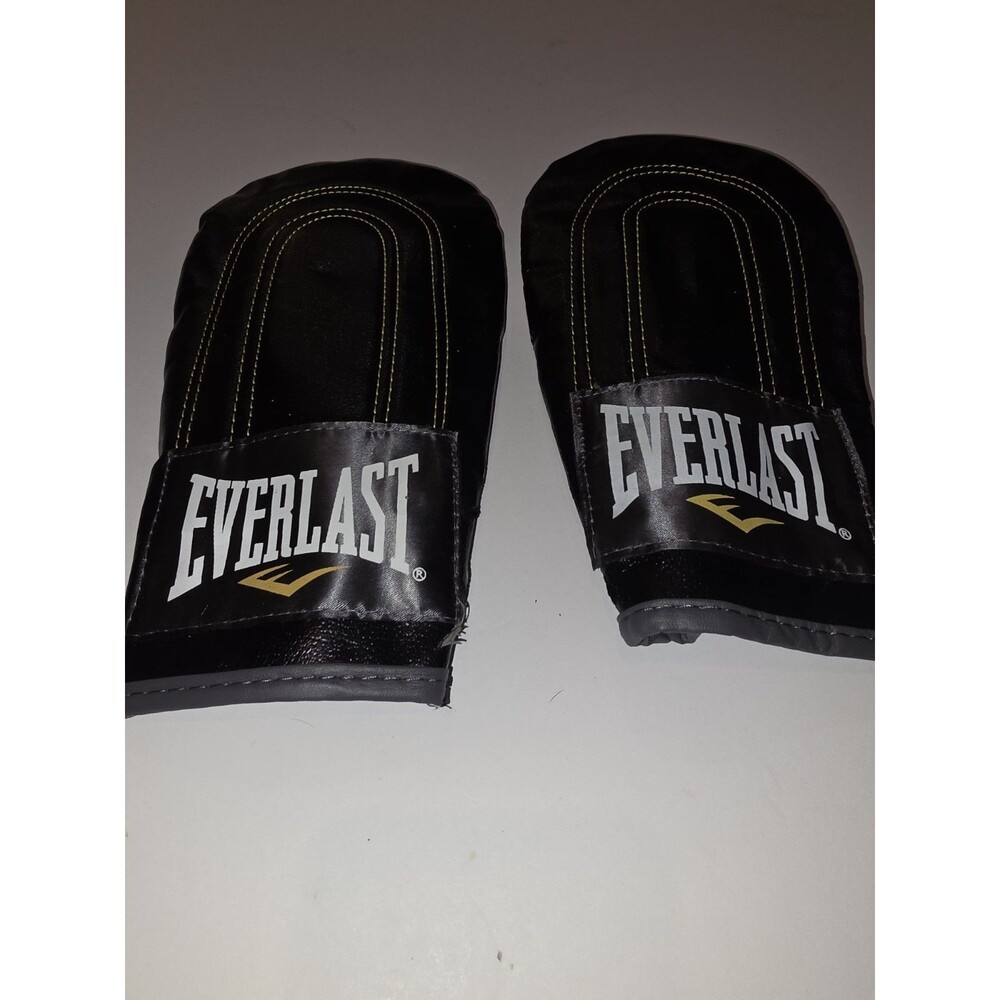 Everlast Speed Bag Training Mitts Gloves Black MMA Boxing 2.5oz